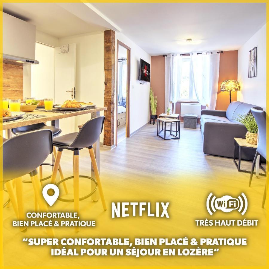 Apartament Le Sabot - Netflix/Wi-Fi Fibre/Terasse - 4 Pers Banassac Zewnętrze zdjęcie